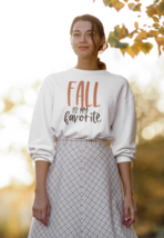 Halloween Sweatshirt, Halloween Gift, Fall is my favorite - $29.21