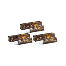 ROCS Coffee &amp; Tobacco Toothpaste 60ml (Pack of 3) - £75.51 GBP+