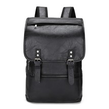 YILIAN Leisure premium leather computer Business backpack Men&#39;s large capacity w - £58.09 GBP