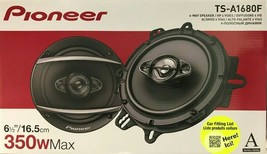 Pioneer -TS-A1680F - 350 W Max 6.5&quot; 4-Ohm Stereo Car Coaxial Speakers - ... - £71.90 GBP