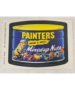 1974 Topps Wacky Packages Painters Mixed up Nuts Sticker Card Tan Back 1... - $14.65