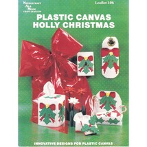 Vintage Plastic Canvas Patterns, Holly Christmas, Ala Mode 1989, Leaflet 106, Ho - £9.96 GBP