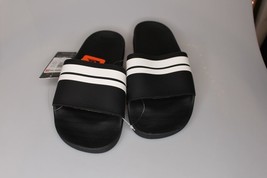 Man&#39;s Sandals Quiksilver Rivi Slide (black white) sz 7 - £38.95 GBP