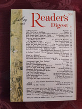 Readers Digest May 1969 Arthur Gordon Biafra Edward R. Murrow James Brown - £6.50 GBP