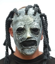 Tribal Witch Doctor Rasta Halloween Mask with Dreads Latex realistic  - £18.37 GBP