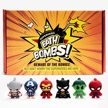Cosmetics Stories Superhero Bath Bombs - Organic, Kid-Safe Fun, Surprise... - $49.77