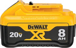 The Dcb208 Dewalt 20V Max* Xr Battery Has A Capacity Of 8.0 Ah. - $151.98