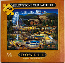Dowdle Mini Wooden Puzzles - Yellowstone Old Faithful - 250 pieces, Brand New - £9.58 GBP