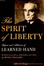 1953 HC The Spirit of Liberty: Papers and Addresses of Learned Hand by Irving .. - $115.99