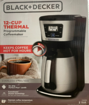 Black+Decker - CM2035B - Thermal Coffeemaker - Black/Silver - £109.94 GBP