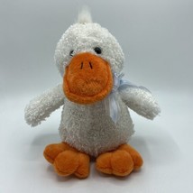 Chosun International Duck Plush Toy  9” Stuffed Beanie Bottom Blue Bow E... - $14.96