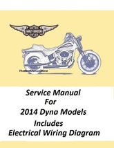 2014 Harley Davidson Dyna Models Service Manual - £18.81 GBP