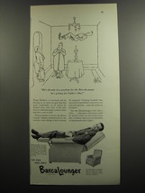 1952 Barcalounger Chair Advertisement - cartoon by George Price - $18.49