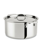 All-Clad 4408 SS Tri-Ply 8-qt Stock Pot NO LID (DENT) - $127.84 CAD