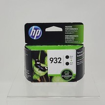 Genuine HP 932 Black 2 pack Inkjet Cartridges - SEALED  EXP 06/22 - $17.81
