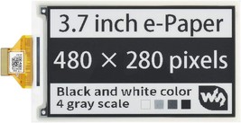 3.7inch E Paper E Ink Raw Display Compatible with Raspberry Pi 4B 3B 3B ... - £42.27 GBP