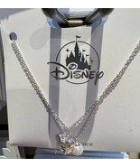 Disney Parks Mickey Mouse Icon and Faux Pearl Silver Color Necklace NEW - $39.90