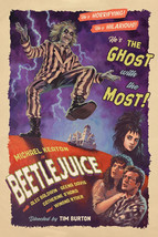 Beetlejuice Tim Burton Ghost with Most Film Poster Giclee Print Art 24x36 Mondo - £77.21 GBP