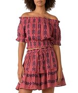 Elan Embroidered Off-the-Shoulder Crop Top - $38.27
