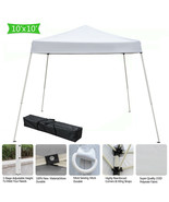 10&#39;x10&#39; Pop Up Canopy Tent Portable Folding Easy Up Beach Shade W/ Carry... - $101.82 CAD