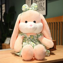 Floral Skirt Rabbit Plush Toys Stuffed Soft Animal Rabbit Dolls Lovely Toy For C - £16.02 GBP