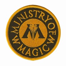 MINISTRY OF MAGIC IRON ON PATCH 3&quot; Round Harry Potter Movie Book Fan Emb... - $85.29 MXN
