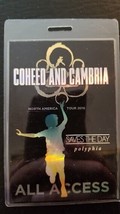 Coheed And Cambria - Original North America 2016 Tour Laminate Backstage Pass - £70.48 GBP