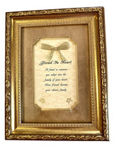 Friend In Heart Gift Matted And Framed By Heartfelt Home Accents 9x7 In - £15.73 GBP