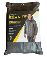 Frogg Toggs Pro Lite Waterproof Rain Suit for Men M/L Black Jacket &amp; Pan... - $28.70