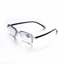 Fashion Ultralight Computer Goggles Rimless Blue Light Blocking Presbyopia Eyegl - £8.98 GBP