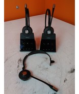 Lot of 2 Defective Jabra WHB051BS WHB050BS Wireless Headset and Stations... - £84.07 GBP