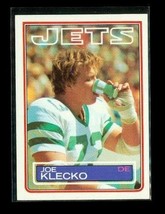 Vintage 1983 TOPPS Football Trading Card #346 JOE KLECKO New York Jets - £3.94 GBP