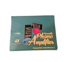ACOUSTIC PHONE AMPLIFIER - COMPATIBLE WITH IPHONE 4 - 4 X THE SOUND BY VIBE - $10.85