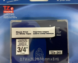 Brother P-Touch - TZE-241 - 3/4&quot; (0.70&quot;) Standard Laminated P-Touch Tape - $29.95