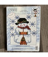 Candamar Designs Cute Snowman Ornament Counted Cross Stitch Kit 5179 Chr... - $216.39 MXN
