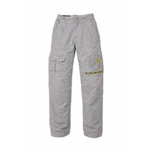 VTG 1990s Bugle Boy Cargo Pants Gray Tactical Utility Y2K Streetwear 28x28 - $64.95