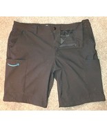 Amazon Shorts Mens 36-38 XL Black Polyester Stretch Pockets 11&quot; Inseam C... - $304.10 MXN