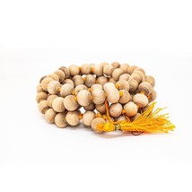 Tulsi Mala | Natural Lab Certified 108 + 1 Tulsi Beads Jap Japa Mala Spritual - £24.53 GBP