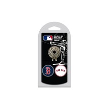 Team Golf MLB Boston Red Sox Cap Clip With 2 Golf Ball Markers Golf Cap Clip wit - $31.99