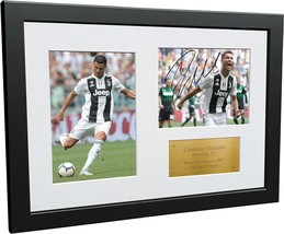 Cristiano Ronaldo Juventus Fc Signed Autographed Photo Photograph Picture Frame - £57.64 GBP