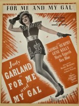 Judy GARLAND-&quot;For Me And My Gal&quot; 1932 Sheet Music - Gene Kelly - Vintage - $10.93