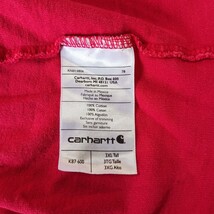 Carhartt K87 600 Men's Red Heavyweight Short Sleeve Cotton T-Shirt Size 3XL Tall image 4
