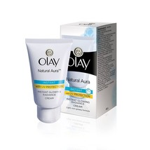 Olay Natural Aura Instant Glowing Fairness Cream 40gm - £7.56 GBP