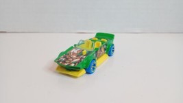 2017 Hot Wheels  &quot;Track Manga&quot; Green and Yellow Convertible Mattel  - $3.79