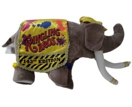 VTG Ringling Bros and Barnum and Bailey Circus 143rd Edition Elephant Plush 2001 - £12.65 GBP