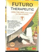 NIB Box Futuro Theraputic Open Toe/Heel Firm Support Knee Hi Stockings 1... - £11.03 GBP
