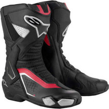 ALPINESTARS SMX-6 V3 Vented Boots - Black/Silver/Red - US 12.5/EU 48 2223225-199 - £225.65 GBP