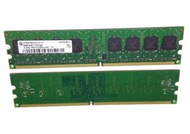 Infineon HP 1GB RAM HYS64T64000HU-3.7-A Kit 2x512MB DDR2 533MHz PC2-4200 - $7.61