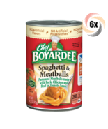 6x Cans Chef Boyardee Lasagna Pasta With Chunky Tomato &amp; Meat Sauce 14.5oz - $554.22 MXN