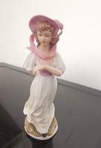 Vintage Lefton China PINKY KW387 Figurine Limited Edition-missing 2 Fingers - $6.92